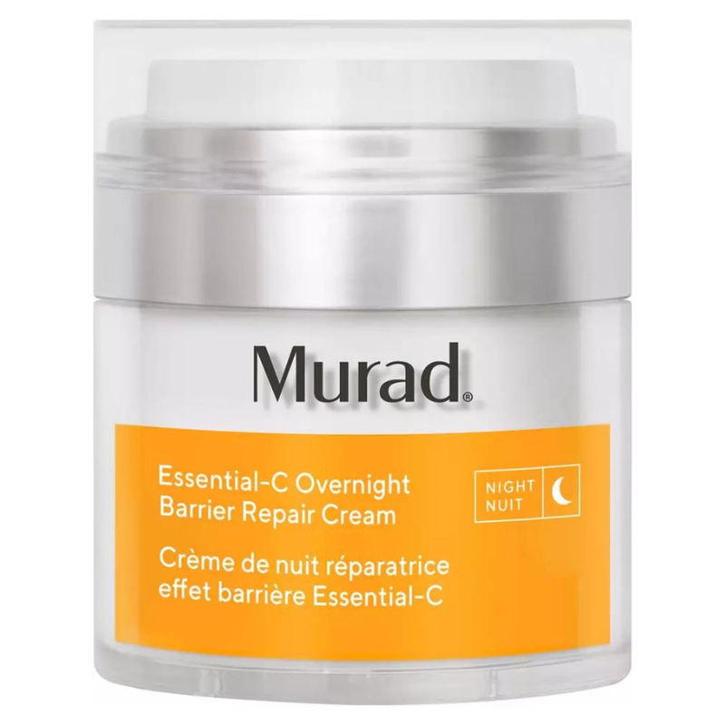 murad essential-c overnight barrier repair cream nattkräm orange vit
